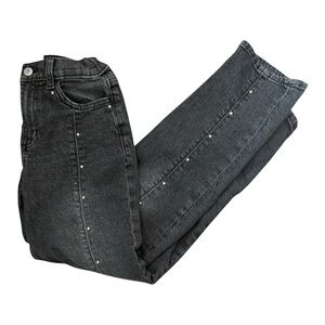 SO Girls High-Rise Studded Straight Leg Jeans – Size 10 ✨